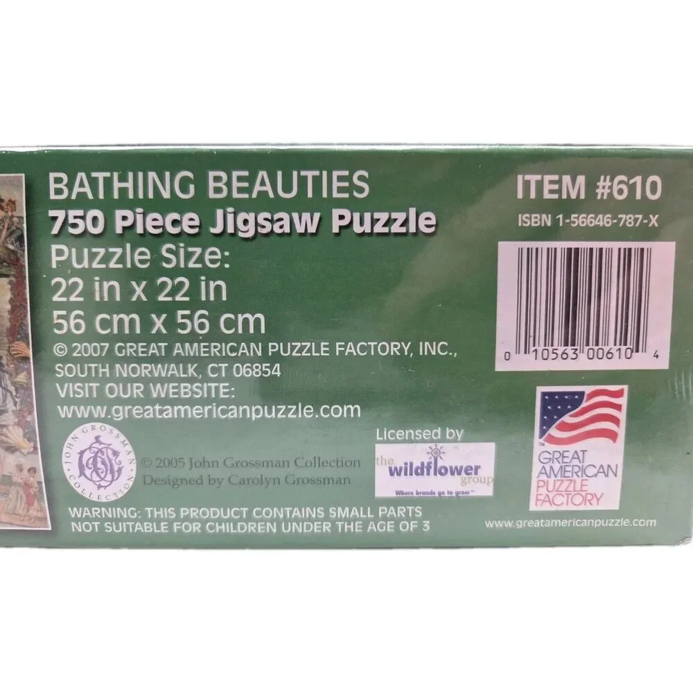Great American Puzzle Factory Bathing Beauties 750 Pieces New Sealed